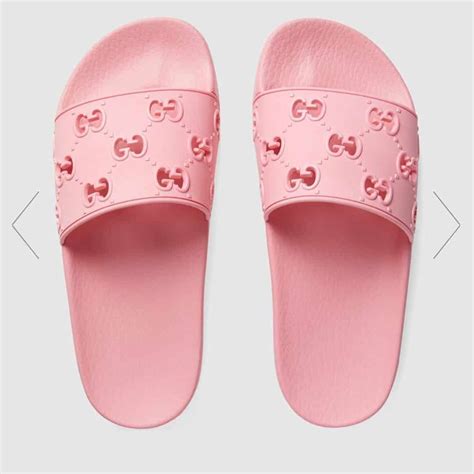 gucci slides womens pink